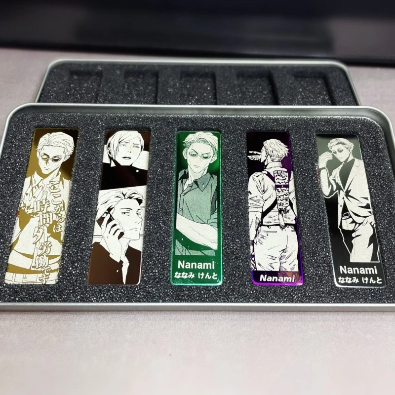 

Дзюдзюцу Кайсен Нанами Кенто аниме товары мультфильм зеркальный значок 2D рюкзак для мальчиков и девочек украшение кулон брошь подарок