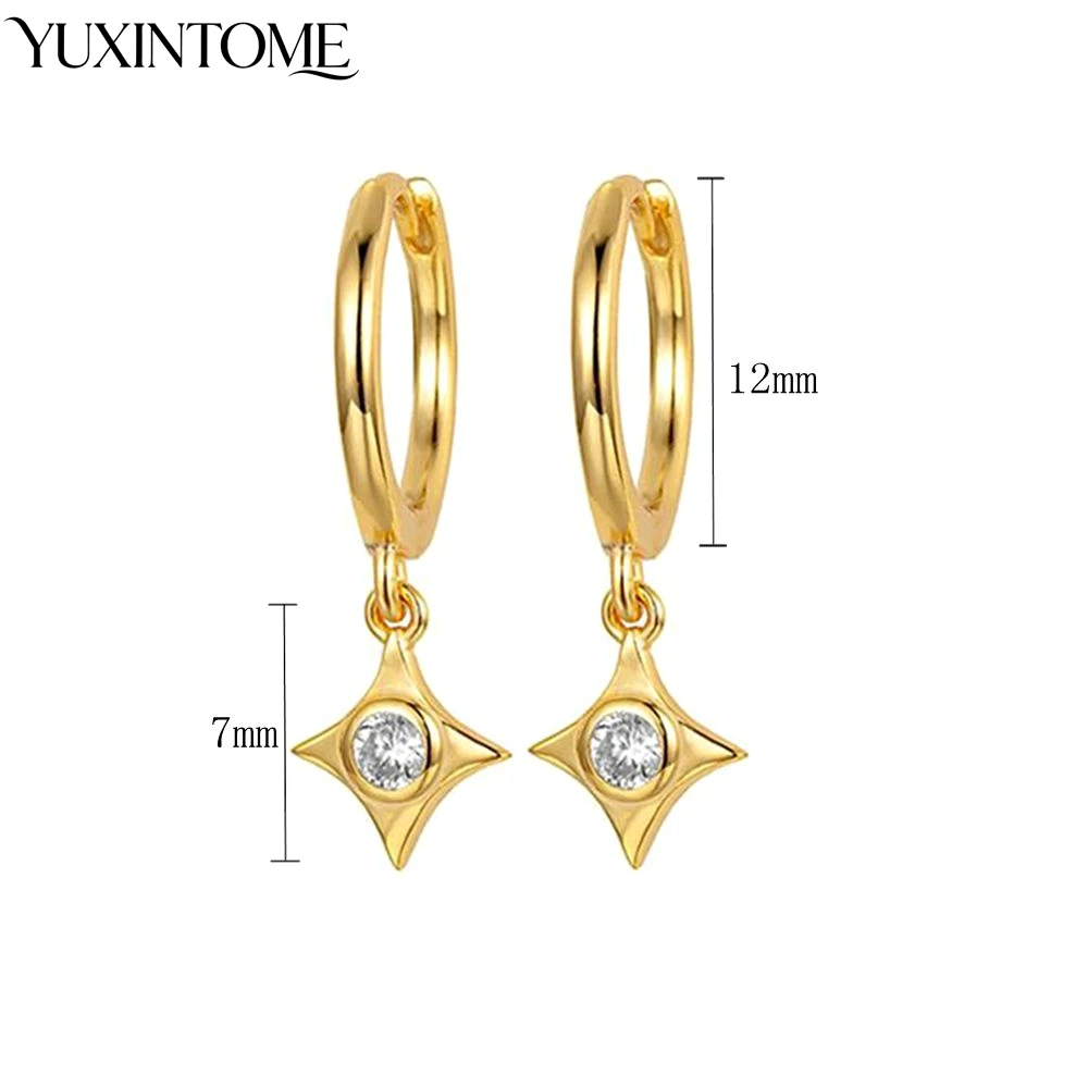 925 فضة الهندسة Huggie هوب أقراط الحد الأدنى تشيكوسلوفاكيا استرخى الأطواق دائرة صغيرة أقراط للنساء مجوهرات هدايا الحفلات