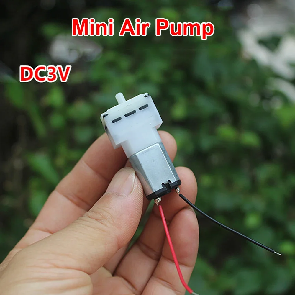 Mini 030 Air Pump Micro 12mm*38.5mm Air Oxygen Pump DC 3V 55kpa 3mm Outlet Fish Tank Sphygmomanometer Aquarium