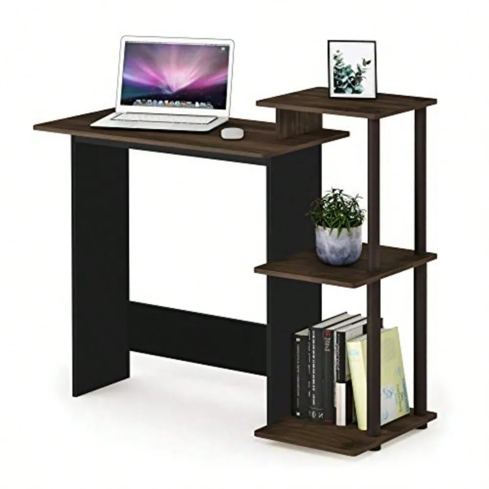 

28.6" Wide Gaming Desk With 3 Open Side Shelves Laptop Notebook Computer Desk Office Desk For Home Office