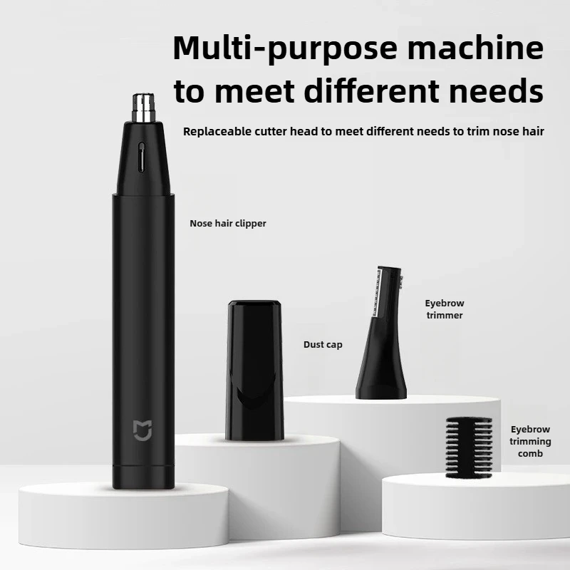 Mijia Electric Nose Hair Trimmer Portable Nose Ears Hair Eyebrow Trimmer for Men Rechargeable