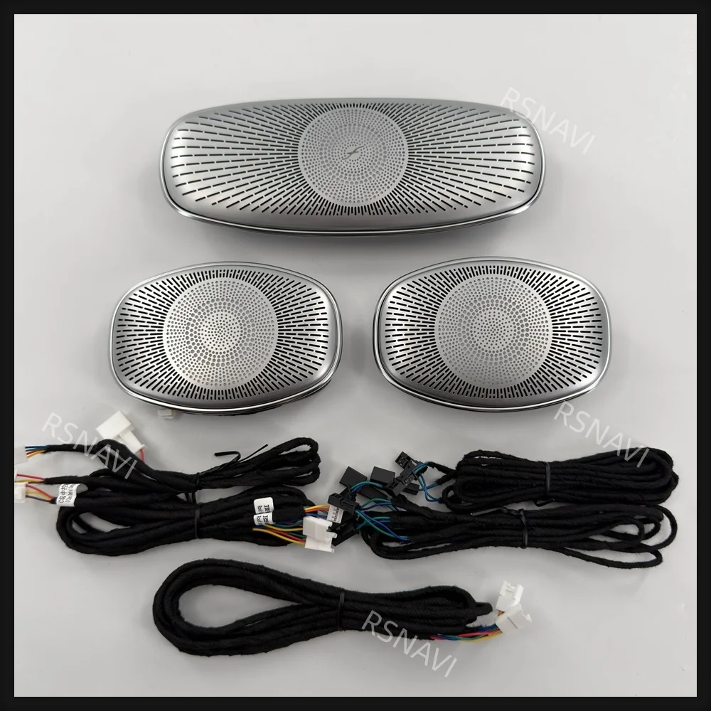 3-Piece Rear Roof Ambient Lighting Kit for Mercedes-Benz A-Class W177 CLA W118 2019-2026 Overhead Ceiling Interior Retrofit Trim