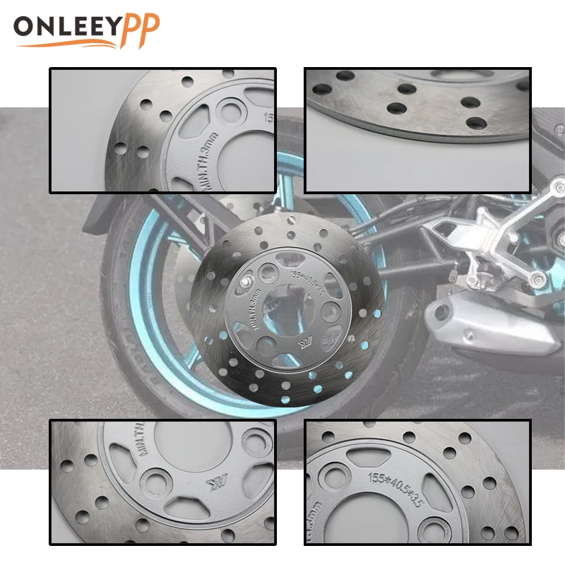 

ONLEEYPP мотоциклетный тормозной диск из алюминиевого сплава, ротор 2, универсальный для велосипеда для грязи, передняя и задняя накладка, аксессуары для мотокросса