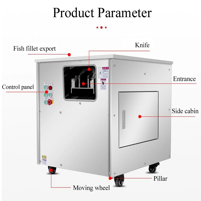 High-efficiency Fish Slicer Fillet Machine Salmon Processing