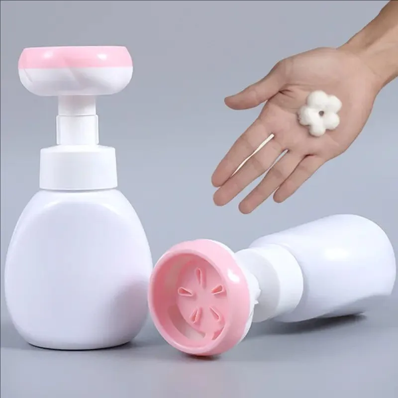 300ML Flower Type Soap Dispenser Soap Dispenser Flower Foam Bottle Hand Sanitizer Bottle Children Travel Bathroom Supplies