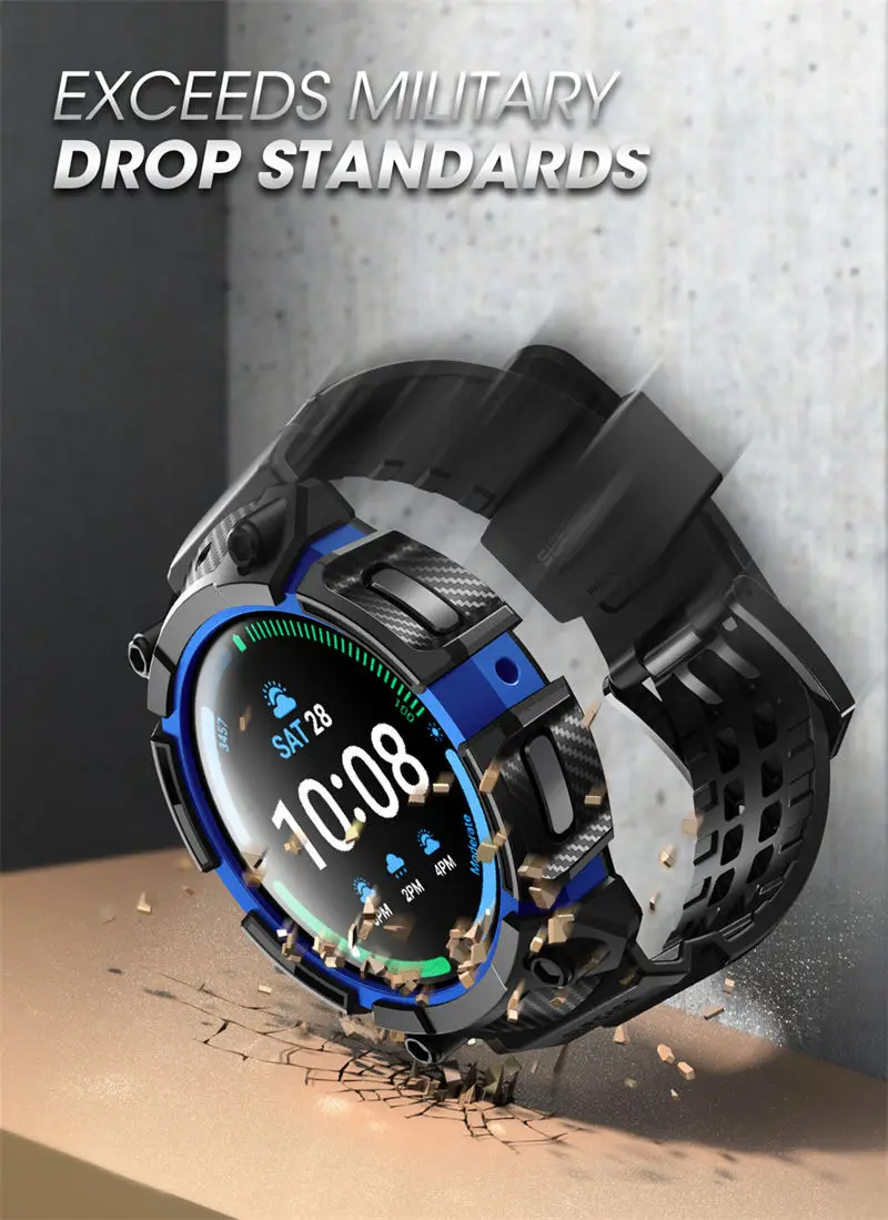 SUPCASE für Samsung Galaxy Watch 5 Pro Hülle 45 mm (2022) UB Pro Robuste Schutzhülle mit Armbändern für Galaxy Watch 5 Pro – Detail 32