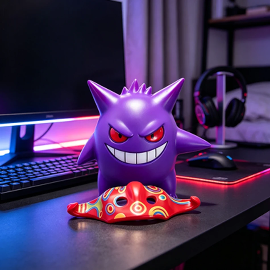 Pokemon Gengar Figur Actionfigur Anime Ornamente Kawaii Elfenmodell Puppe Cartoon-Charaktere Kinderspielzeug Geburtstagsgeschenke – Detail 1