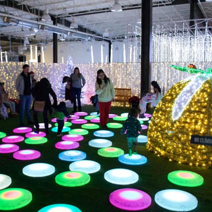 50cm Glowing Multi RGB LED Floor Sensory Interactive Light Up Panel