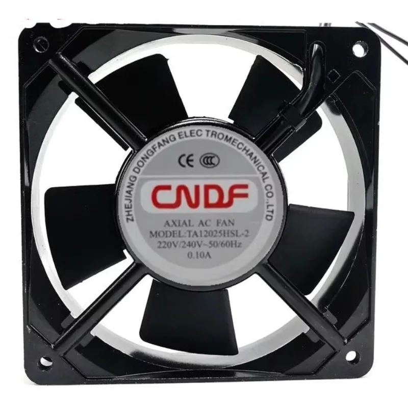 New Cooler Fan for CNDF TA12025MSL/MBL-2 220V 0.10A TA11025HSL TA11025HBL Axial Flow Fan 12025 120 * 120 * 25MM