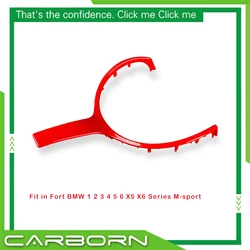 For BMW 1 2 3 4 5 6 X5 X6 Series F20 F22 F30 F31 F32 F33 F36 F10 F06 F12 F13 F15 F16 M-Sport Steering Wheel Trim Replacement ABS