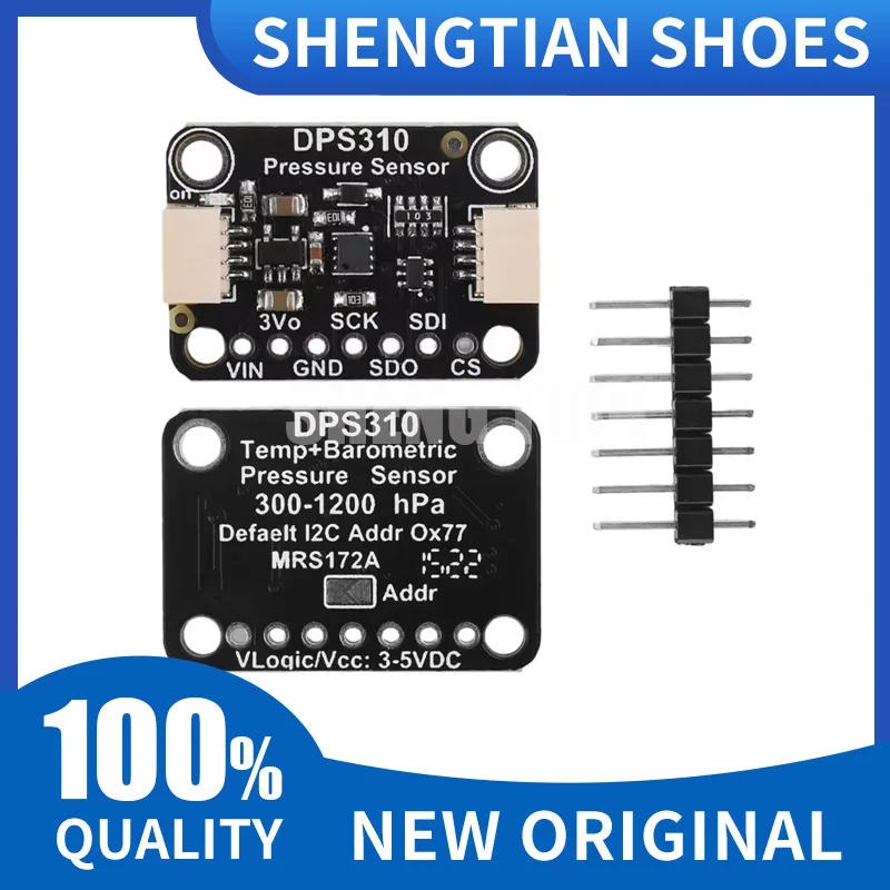 Capteur de pression barométrique et d'altitude de précision DPS310 3.3V 5V, capteur de température, prise en charge de l'interface STEMMA QT Qwiic I2C et SPI