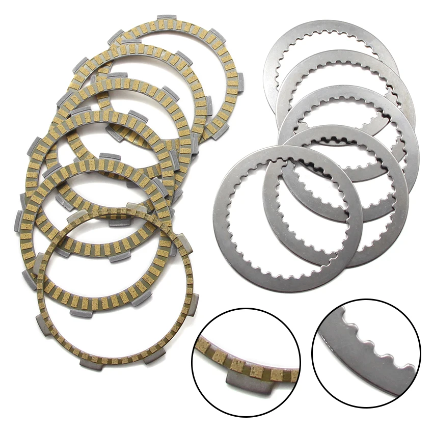For Honda CRF150 CRF150F CRF230 CRF230F Engine Clutch Disc 22321‑KPS‑900 Dirt Bike Motorcycle Clutch Friction Steel Plates Kit