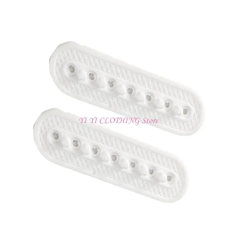 N5KF High Elasticity Silicone Slide Adjuster 7 Hole Lock Baseball Cap Adjustable Straps Snapbacks Extenders Cap Accessories