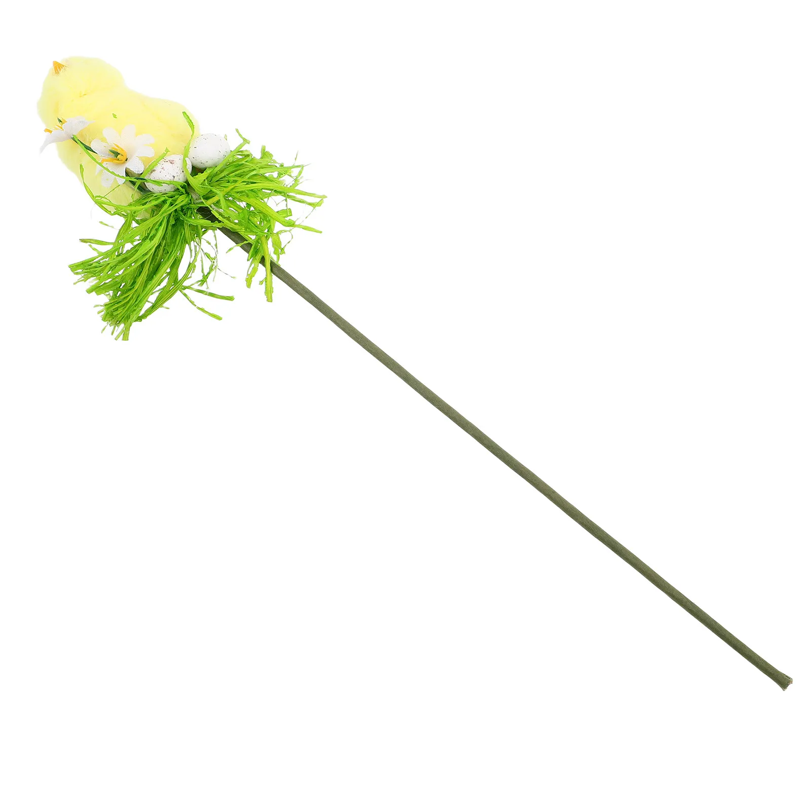 Ramas Artificiales de Pollito Amarillo de Pascua, Diseño Realista, Arreglo Floral de Primavera, Decoración del Hogar, Decoraciones de Pascua