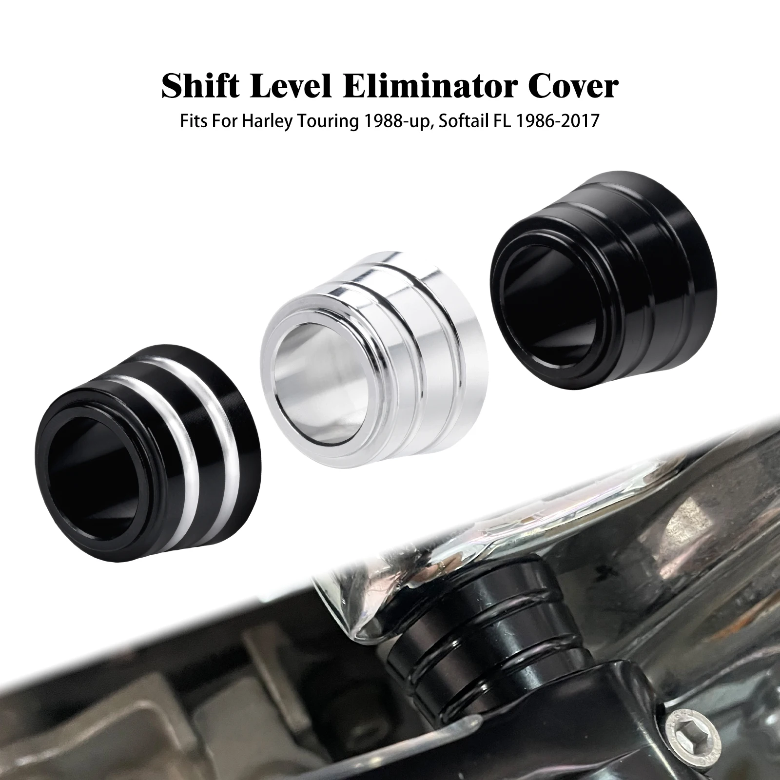 Motorcycle Gear Shift Level CNC Shifter Cover for Harley Touring Street Glide FLHX Electra Glide Softail FL 86-17 Trike 08-UP