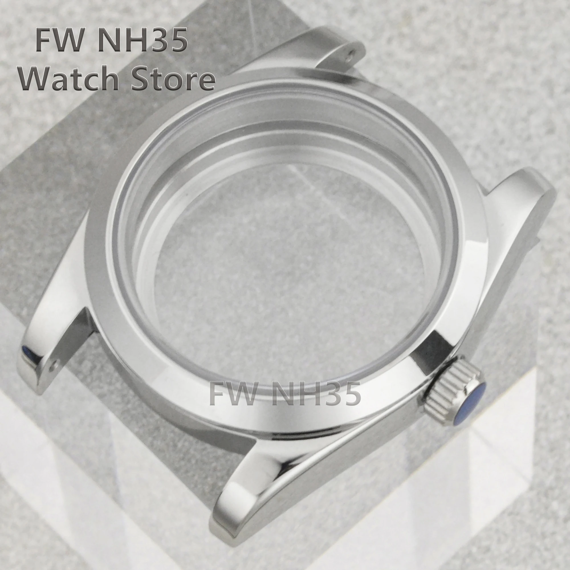 NH35 Case for Datejust Sapphire Crystal 10ATM Waterproof 36/39/41mm Men Watch Case Fit NH35/36 Movement Watch Parts Repair Tools