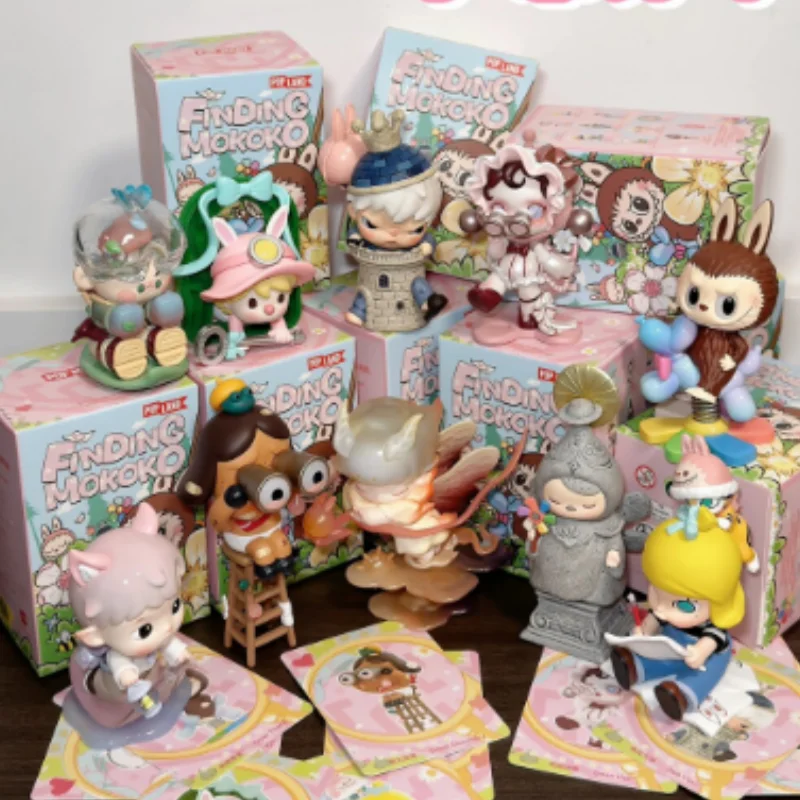 

POP MART Finding MOKOKO Series Blind Box Toys Kawaii Anime Action Figure Caixa Caja Surprise Mystery Box Dolls