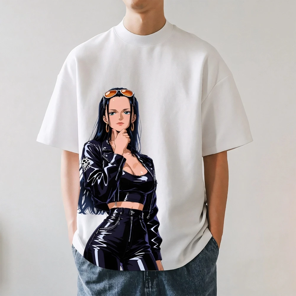 ONE PIECE Nico Robin Japanese Style Classic Tee High-quality Streetwear Men's Clothing and Women's 2026 Summer New T Shirt