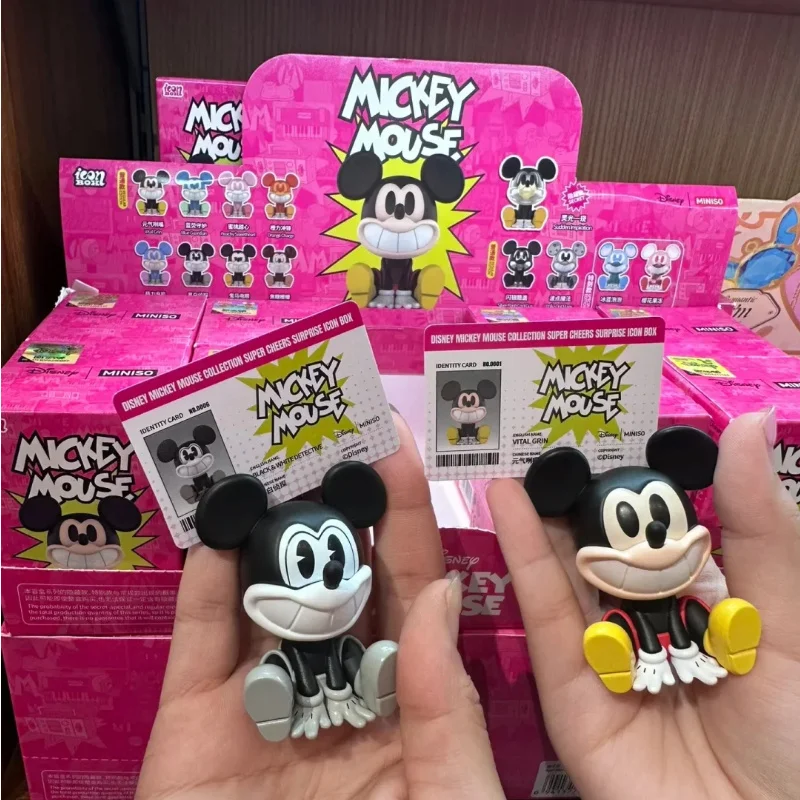 

Mickey Mouse Laughing Energy Gravity Series Blind Box Kawaii Mystery Box Anime Figure Room Decoration Collection Kids Toy