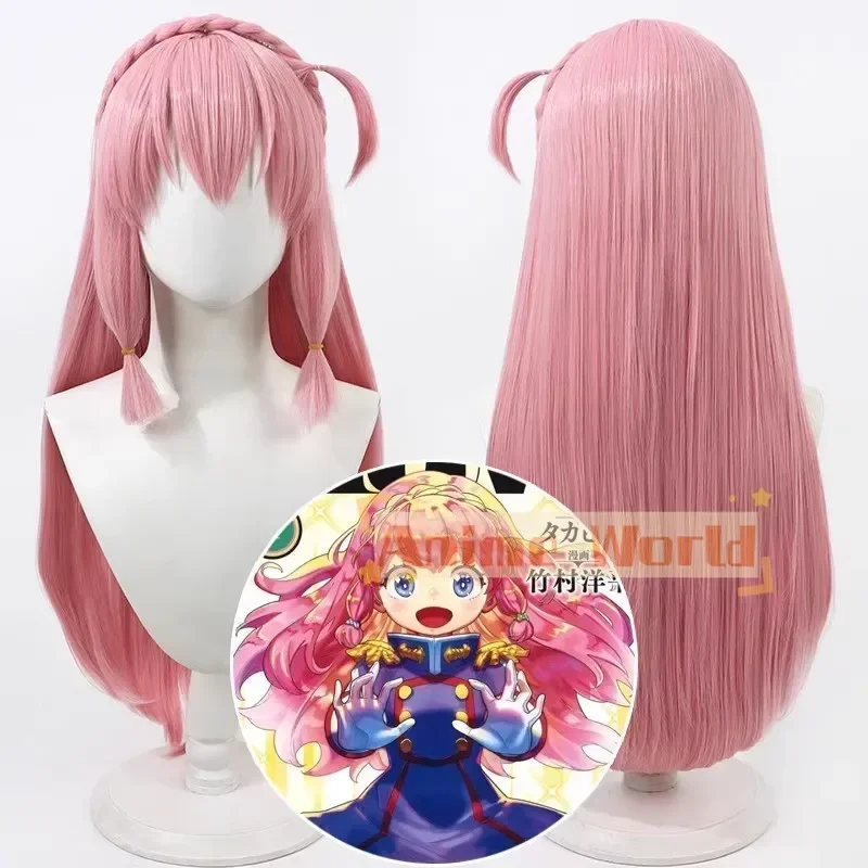 

Nei Ookawamura Cosplay Wig Mato Seihei No Slave Pink Long Heat Resistant Synthetic Hair Halloween Party Role Play +Wig Cap