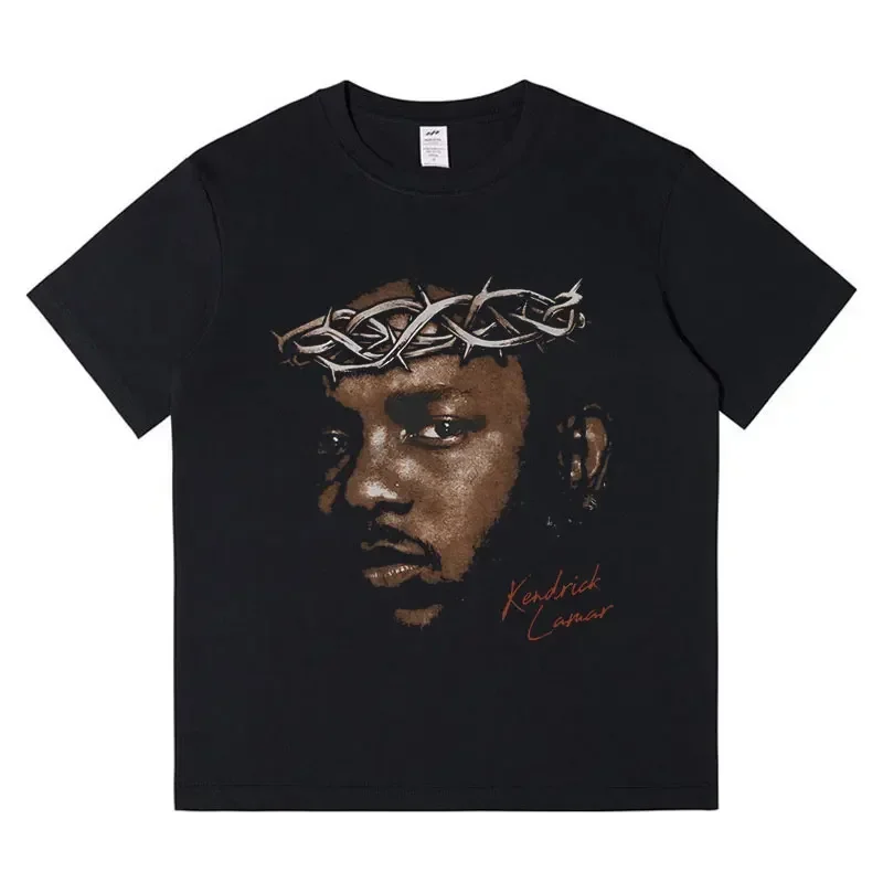 

Rapper Kendrick Lamar T Shirt Mr Morale & The Big Steppers Graphic Print T Shirts Men's Hip Hop Vintage Cozy Tee Shirt Oversized