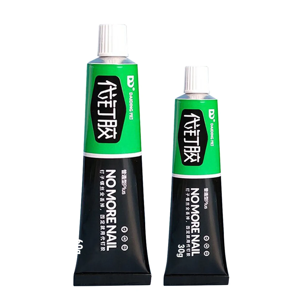 30g/60g Nail Free Adhesive Universal All-Purpose Glue Strong Adhesive Glue Quick-Drying For Stationery Glass Metal Ceramic