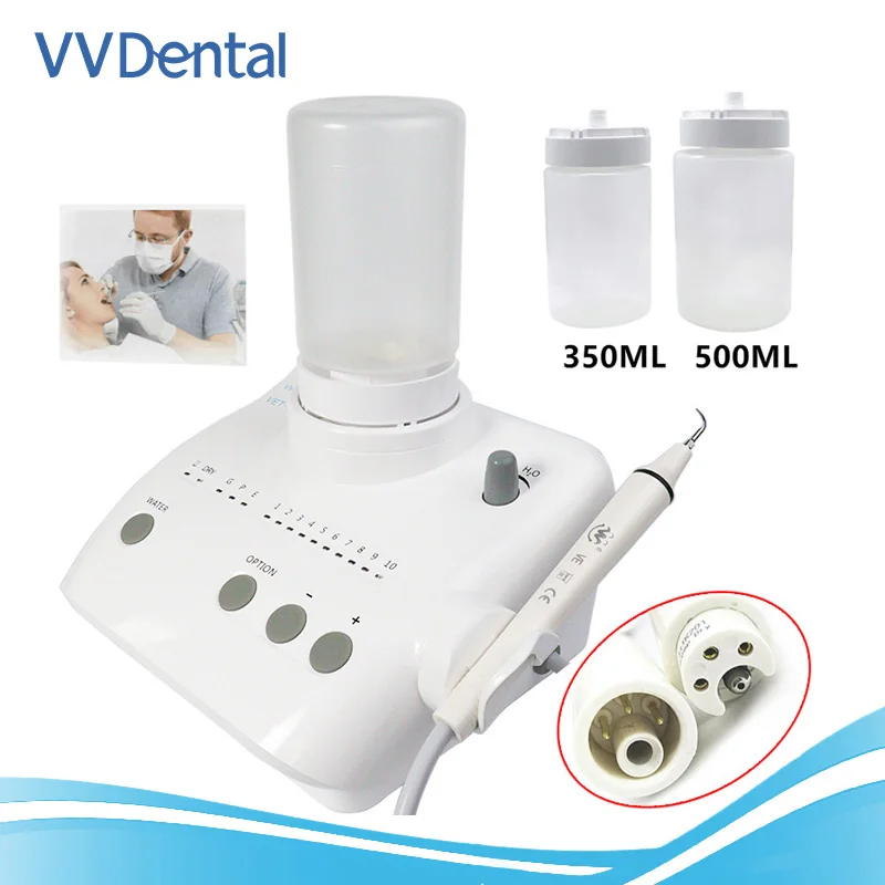 

Dental Ultrasonic Piezo Scaler Cavitron Teeth Cleaning Scaler with Scaling Tips Oral Hygiene Teeth Scaler Detachable Handpiece