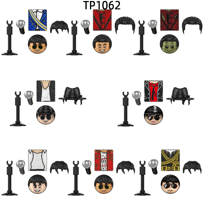 

The TP1062 Famous Singer Action Figures Model Blocks MOC Bricks Set Gifts Toys