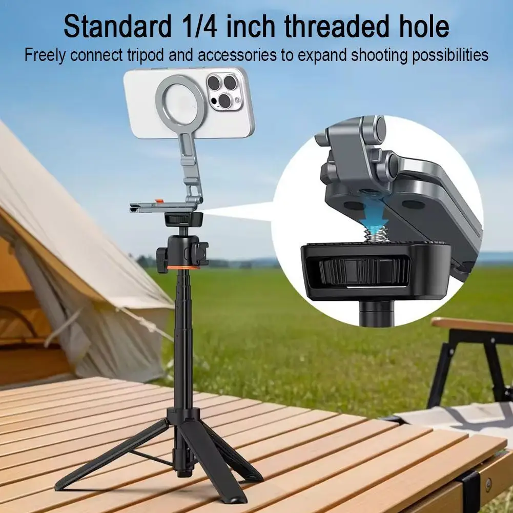 

Магнитный штатив для телефона, переносной держатель для смартфона, настольная треугольная подставка для телефона, аксессуары