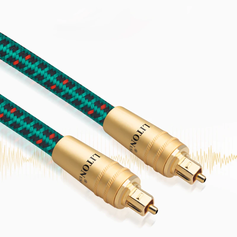 1szt LITON Cyfrowy optyczny kabel audio Toslink Kabel koncentryczny SPDIF Wzmacniacze HiFi DTS Dolby 5.1 7.1