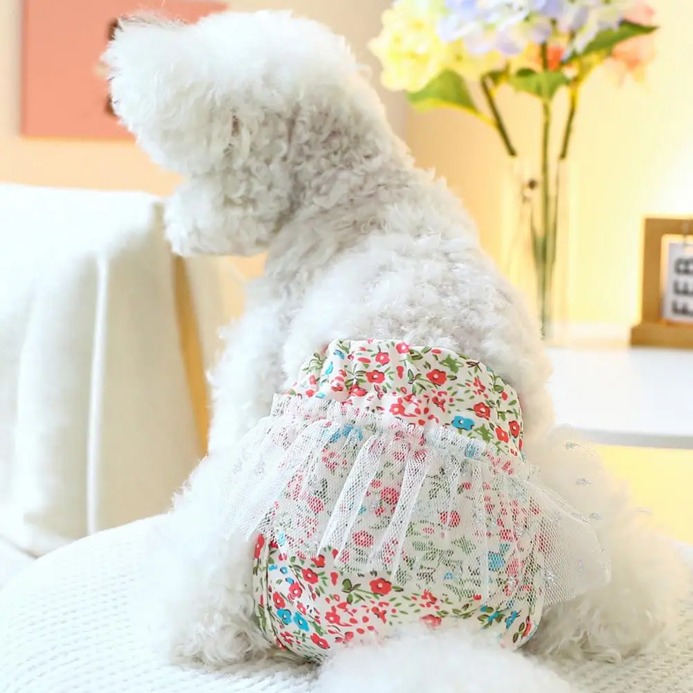 Pet Sanitary Pant Fast Absorption Dog Diapers Leak-Proof Breathable Pet Diapers Washable Dog Pet Physiological Pants