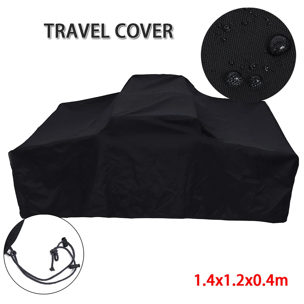 

1pc Waterproof Roof Top Cover Tents Camper Trailer Cover For Camping Travel 1.4x1.2x0.4m Front Towing Cover Protector Dustproof