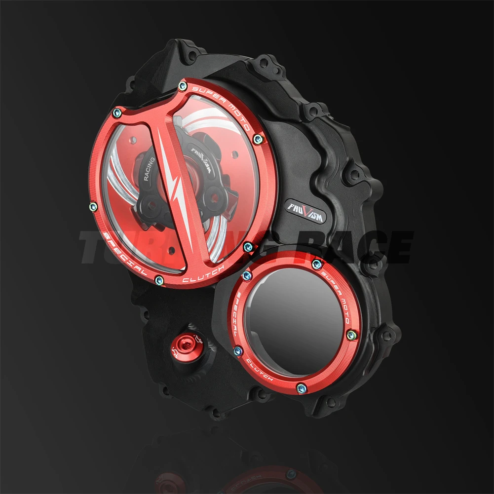 Clear clutch cover For Honda CBR650R CB650R 2019-2023 Engine Guard Clear Cover Protector Motorcycle 2020 2021 2022 Accessories