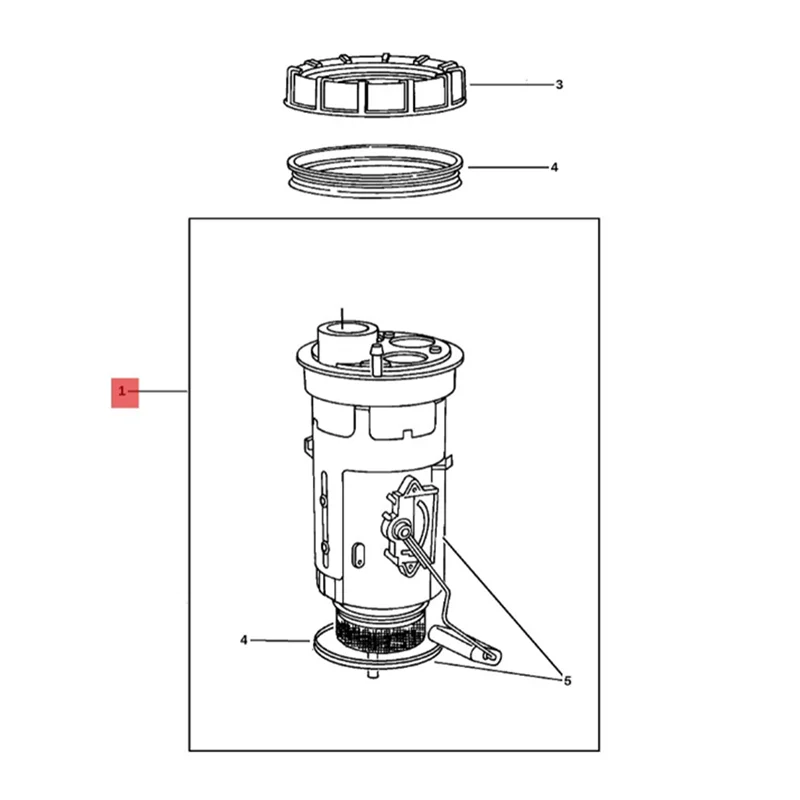 ABNF!1 PCS Electric Fuel Pump Module Assy Plastic 5012380AA 5018056AB For Jeep Grand Cherokee 4.0L 4.7L 1999-2004