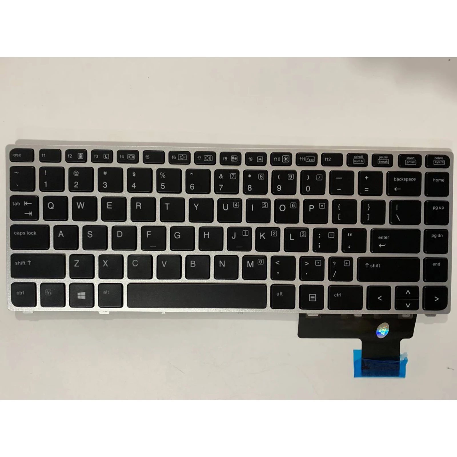 لوحة مفاتيح الكمبيوتر المحمول تخطيط الولايات المتحدة لـ HP EliteBook Folio 9480 9480M 9470M 9470 #5