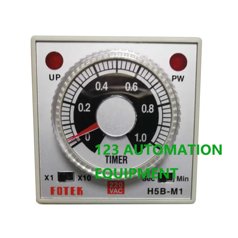 Authentic New FOTEK H5B-M1 M3 M6-24VDC H5B-M1 M3 M6-220V Time Relay Timer Switch