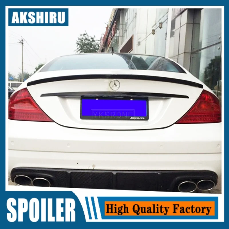 For CLS Class W219 CLS280 CLS320 CLS350 CLS500 CLS55 CLS63 2004 - 2011 High Quality ABS Rear Spoiler Wing Trunk Lip Car Styling