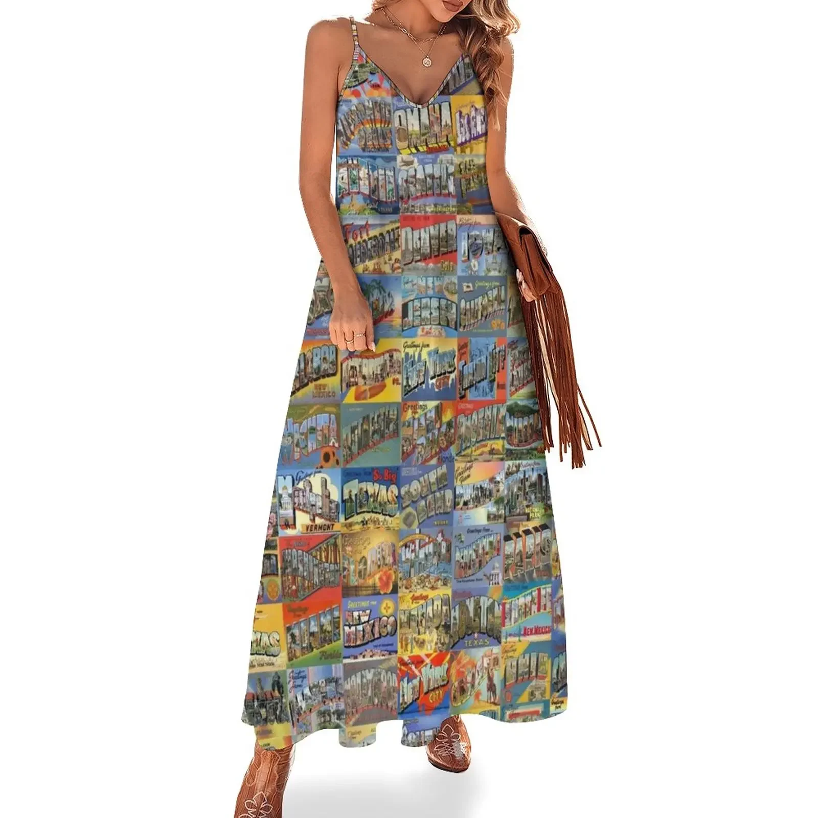 

Greetings From Sleeveless Dress cocktail dresses sexy dress Dress
