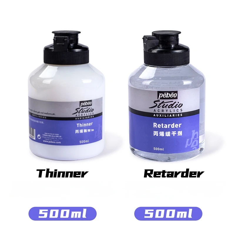 Mixed pack of Acrylic paint thinner and retarder