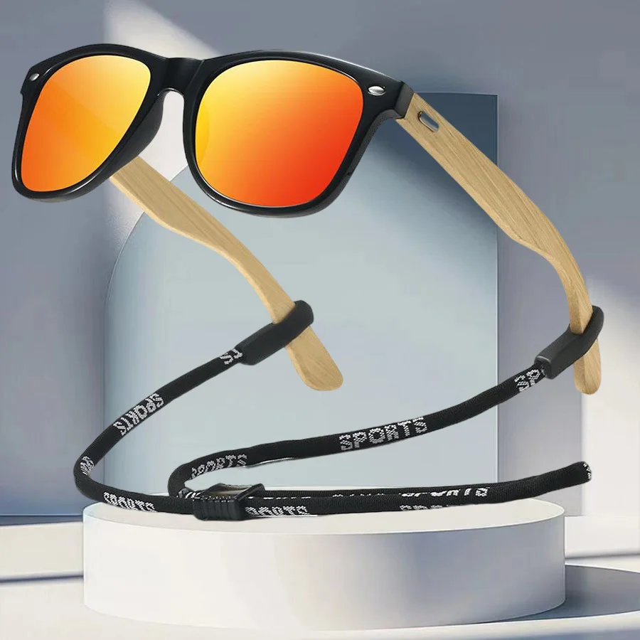 

Модные спортивные солнцезащитные очки унисекс с цепочкой, красочные линзы, очки для вождения, рыбалки, отдыха на открытом воздухе, звездочки