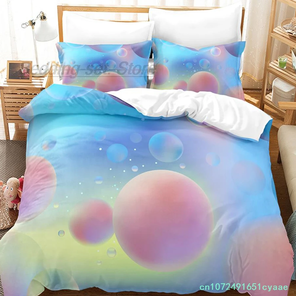 Tie Dye Bedding Set Single Twin Full Queen King Size Bed Set Aldult Kid Bedroom Duvetcover Sets 3D Print Gradient