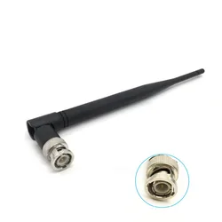 접이식 OMNI 고무 안테나, 안테나 수 커넥터, 230MHz, 433, 315/1.2G, 1.5G, 650MHz, 900M, 3dBi, BNC, 1 개