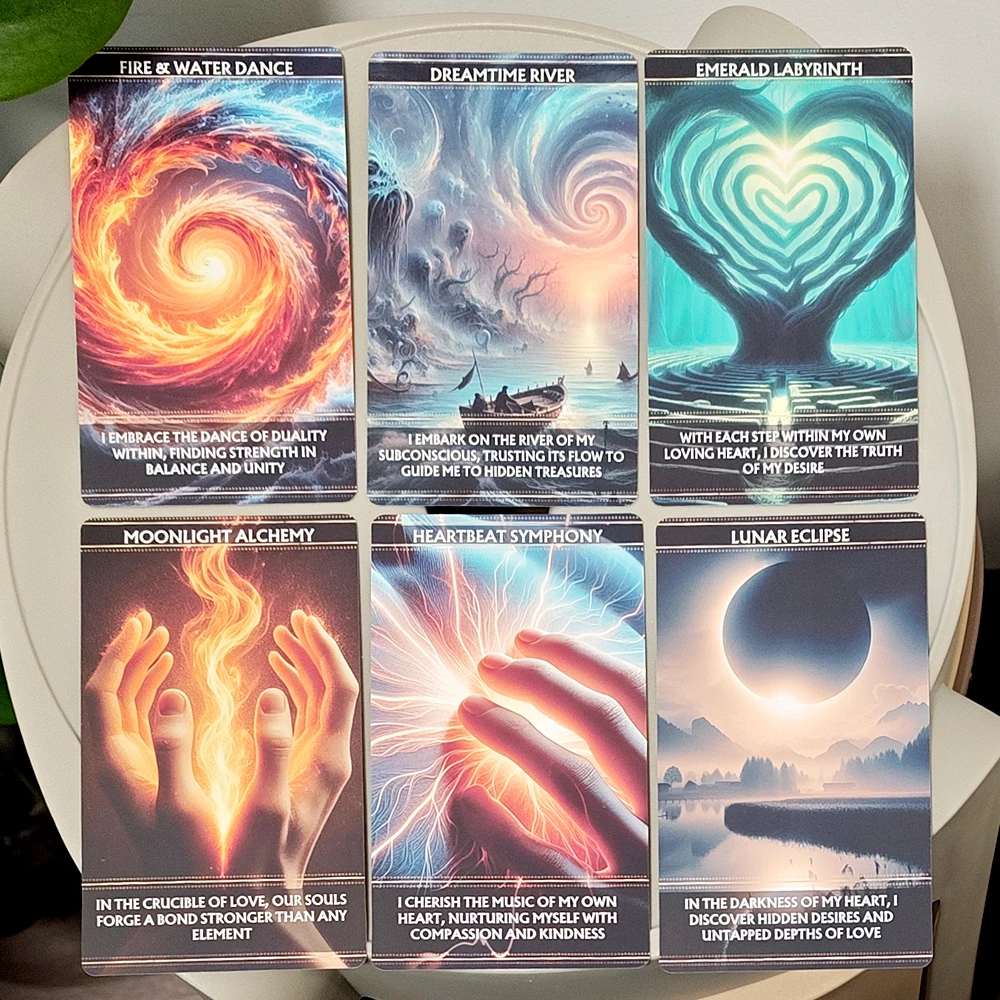 

Messages From The Universe Oracle 12*7cm for Guidance & Manifestation 36 Spiritual Affirmation Cards
