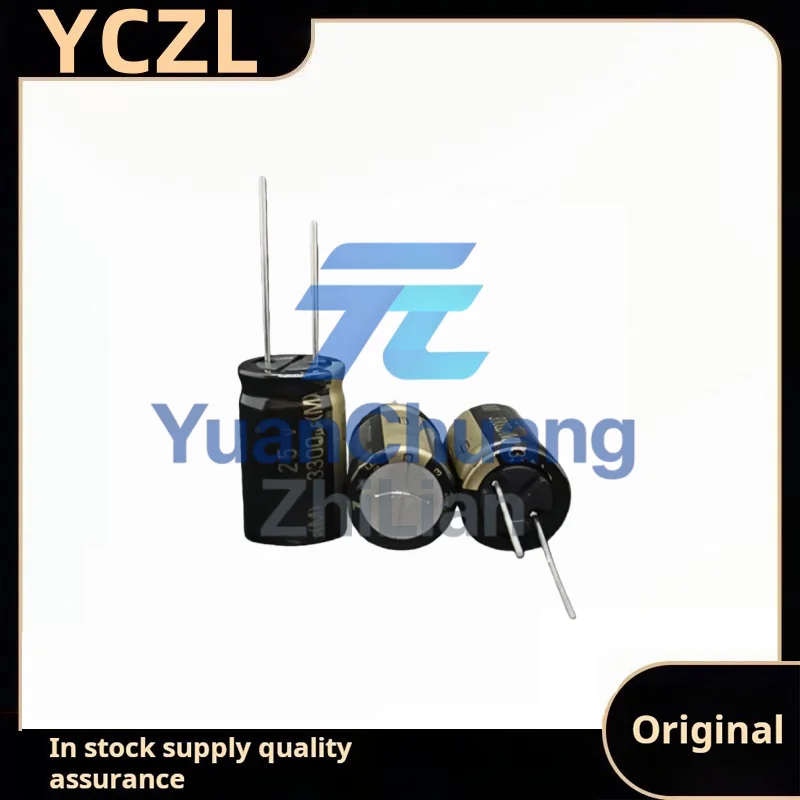 

10PCS new original genuine RA3 gold letter 25v3300uF audio fever electrolytic capacitor 16*25mm