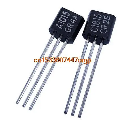 New original 100 PAIR 2SA1015GR 2SC1815GR TO-92 A1015 C1815 (100 2SA1015+100 2SC1815)TRANSISTOR