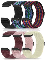 20mm/22mm watch strap For Amazfit GTS-GTR-4-3-2-2e-Mini-Pro-stratos Adjustable Elastic Nylon Bracelet Amazfit Bip 6 5 3 Pro band