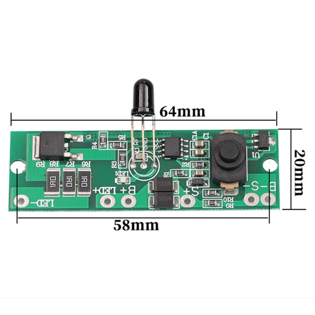 Panel lampu jalan tenaga surya 3.2V/3.7V, lampu panjang pengaturan papan sirkuit daya otomatis dengan Remote kontrol