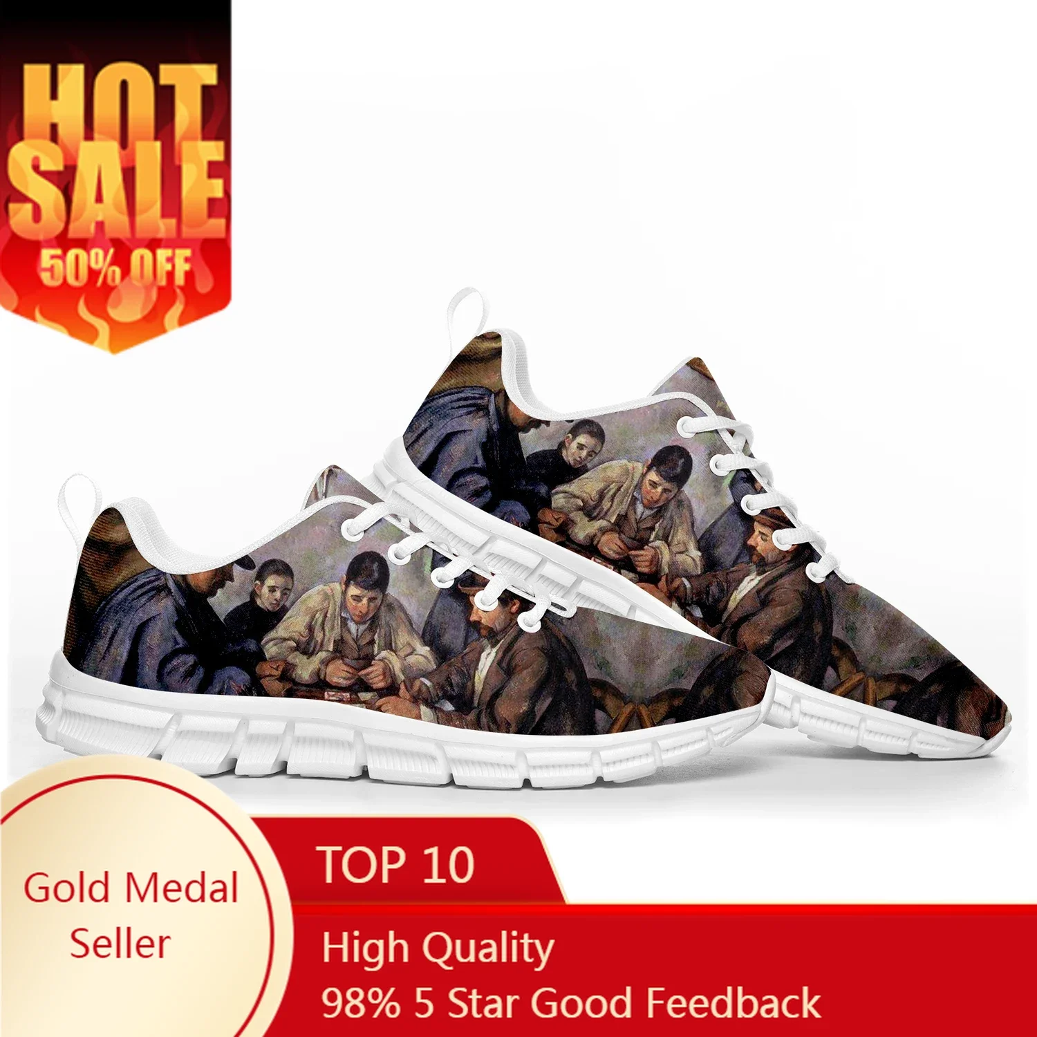 

Paul Cezanne The Card Players Sports Shoes Mens Womens Teenager Kids Children Customized Sneakers Casual Couple