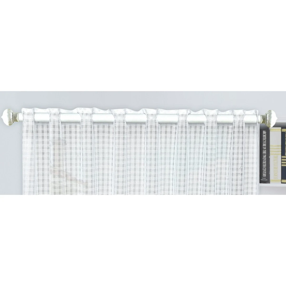 

Short Curtains Decorative Kitchen Window Privacy Screen Door Curtain Home Decor Valance Coffee Shade Living Room Bedroom White