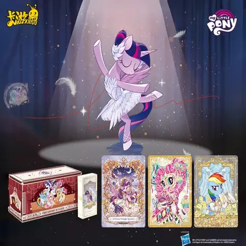KAYOU 정품 마이 리틀 포니 카드 우정 영원히 카드 스타 팩 화려한 도금 공주 카드 Collectible Card Toys Gifts